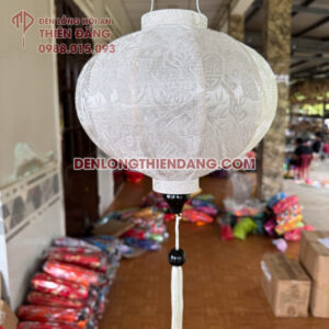 Đèn lồng Hội An vải tơ tằm