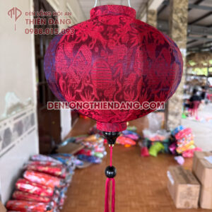 Đèn lồng vải tơ tằm