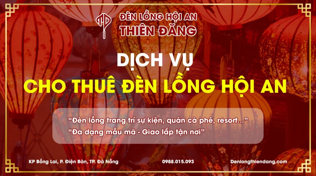 cho thuê đèn lồng