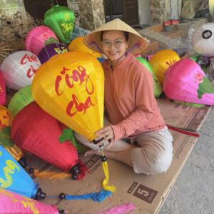 đèn lồng trang trí chùa