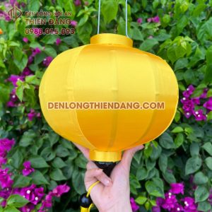 Đèn lồng Hội An vải phi trơn