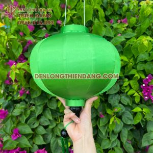 Đèn lồng Hội An vải phi trơn
