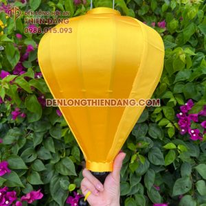 Đèn lồng Hội An vải phi trơn