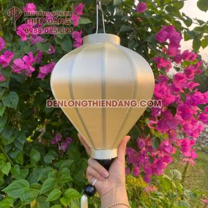 Đèn lồng Hội An vải phi trơn