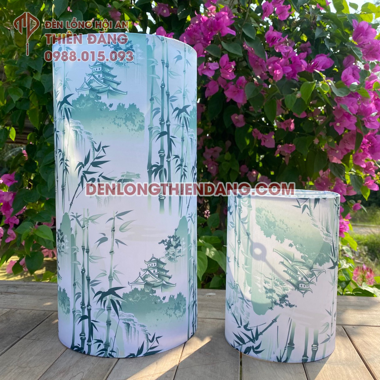 Đèn meca bọc vải